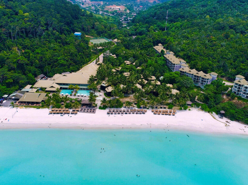 Taaras Resort Aerial View